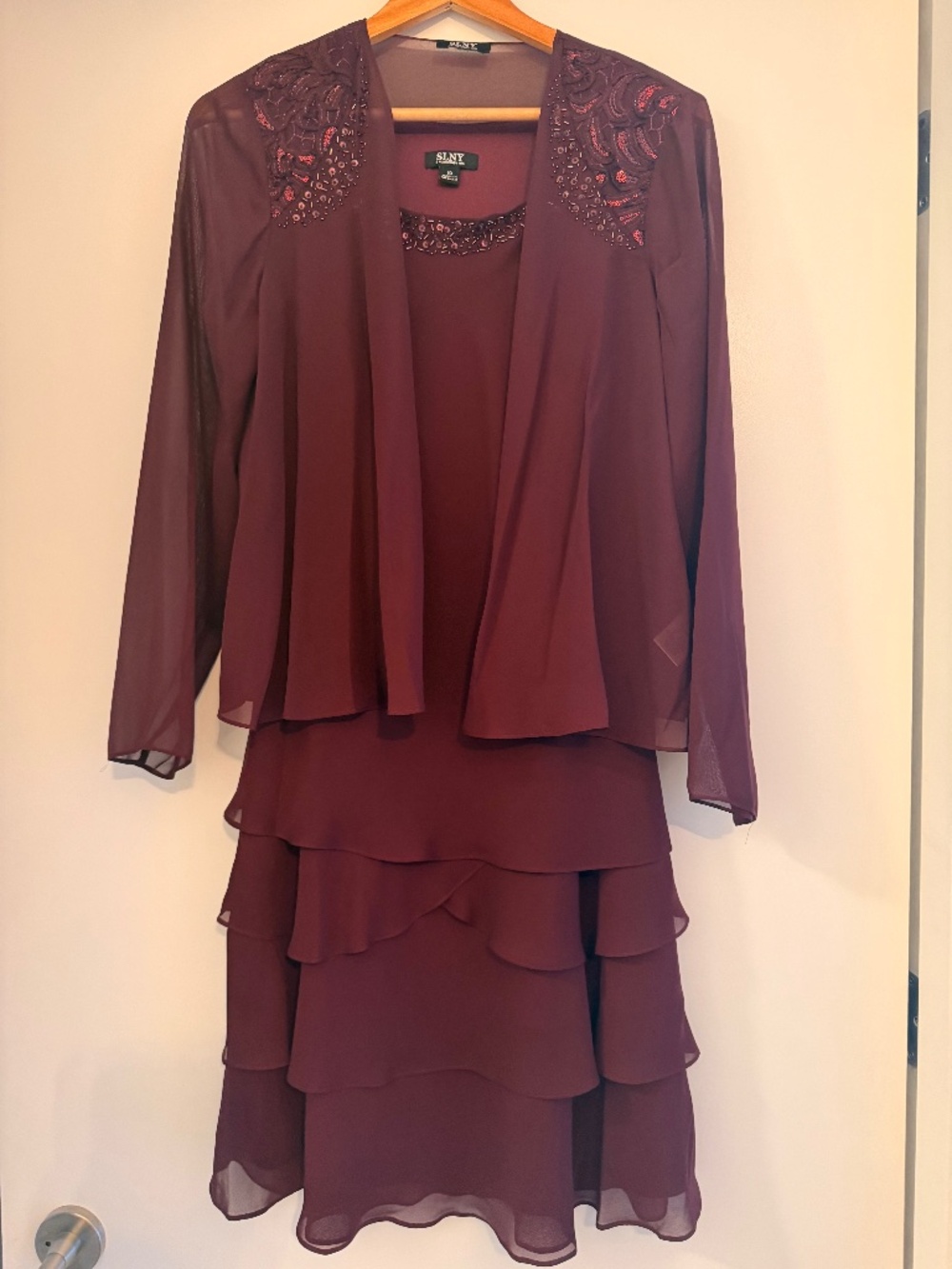 SLNY Dress and Jacket